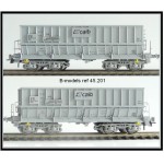 B-Models 45201 Set B 2x Erzwagen grau CAIB NMBS Ep.V