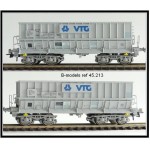 B-Models 45213 Set B 2x Erzwagen grau VTG Xpedys DB Ep.V-VI