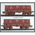 B-Models 45229 Set B 2x Erzwagen braun CNM SNCF Ep.V