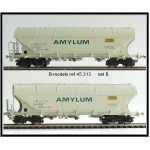 B-Models 45313 Set B 2x Silowagen Getreide beige AMYLUM-CITA NMBS Ep. V-VI