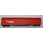 B-Models 45610 Set A 2x Schiebeplanenwagen Rils rot Railion Logistics Ep. VI