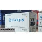 C-RAIL 20ft Kühlcontainer Container Reefer HANJIN H0