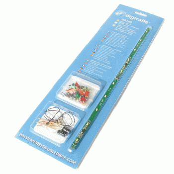 DIGIKEIJS DR100W - H0 Modelleisenbahn Beleuchtung Installationspaket WEIß