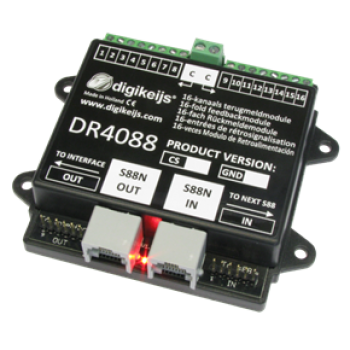 DIGIKEIJS DR4088CS 16-Kanal Rückmeldemodul S88N 2-RAIL