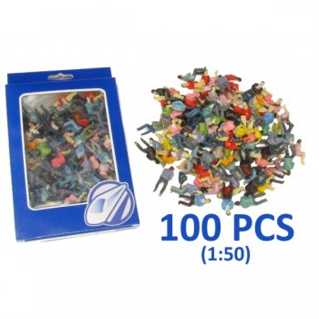 DIGIKEIJS DR60135-0 100 bemalte Figuren 0 (1:150) STEHEND