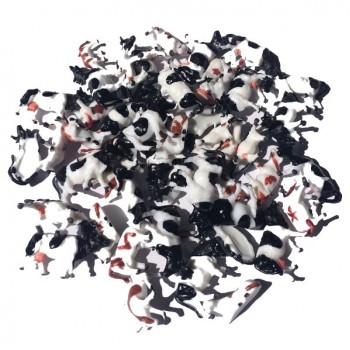 DIGIKEIJS DR60155-H0 Set von 50 Kühe H0 bemalt