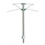 Sommerfeldt 118 H-Profil-Mittelmast 57mm, Gleisabstand Märklin