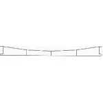 Sommerfeldt 146 H0m / H0 Fahrdraht 315 mm (für Radius ab 900mm) 5 Stück