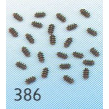 Sommerfeldt 386 RhB Rillenisolator, braun 24 Stück