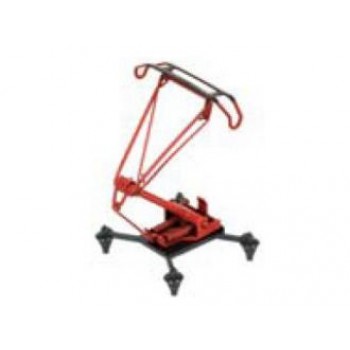 Sommerfeldt 765 H0 Einholmstromabn. SBS 81 rot lackiert Paar