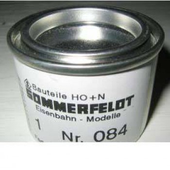 Sommerfeldt 084 Farbe basaltgrau RAL 7012 für Fahrdraht (ca.50g)