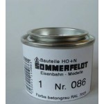 Sommerfeldt 086 Farbe betongrau RAL 7023 für Masten (ca.50g)