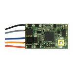 Zimo MX820E Einzelweichen-Decoder - 19 x 11 x 3,5 mm - 0,8 A (Spitze 2,5 A) 
